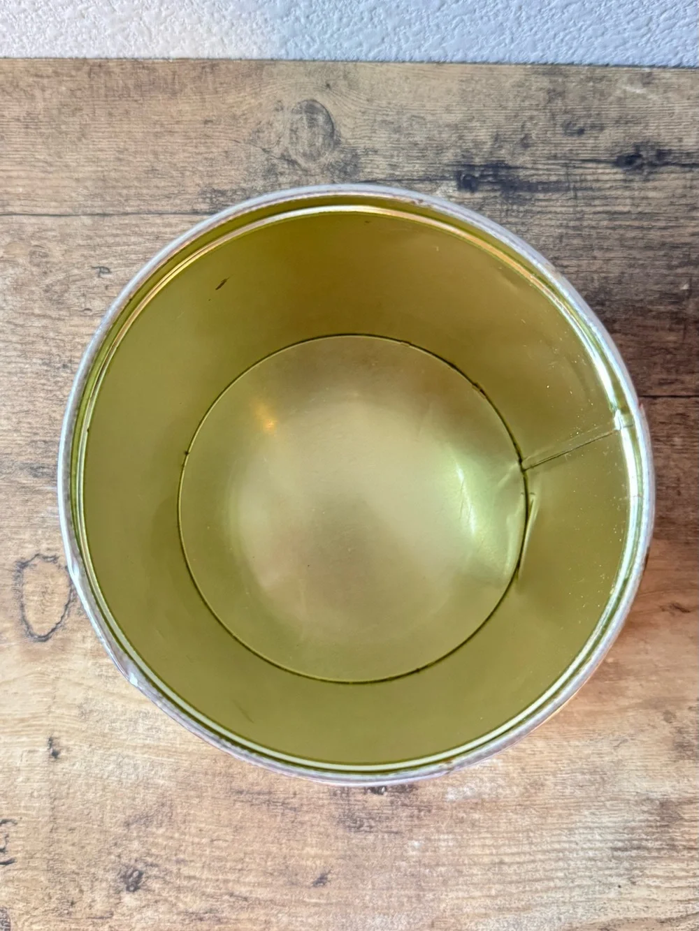 Meadow Gold Vanilla Ice Cream Tin Canister with Lid | 1931 Design